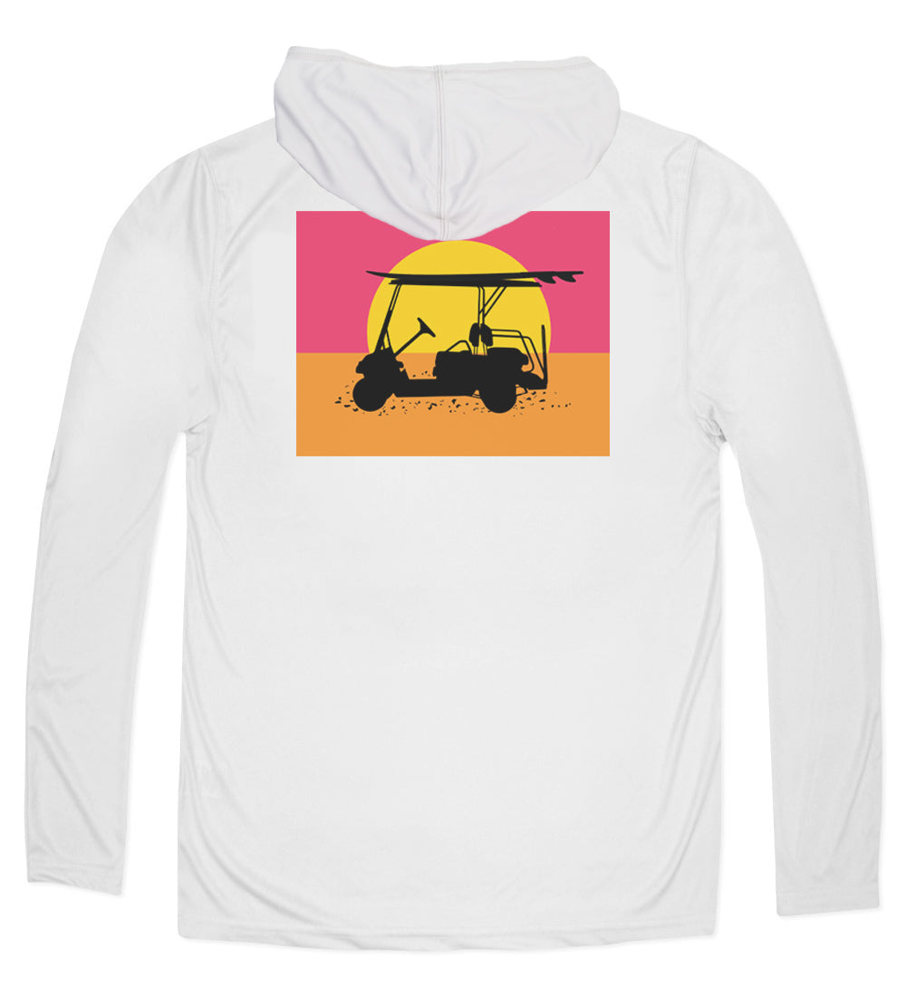 Endless Sunset Hoodie - Pearl Grey: High-Performance Long Sleeve