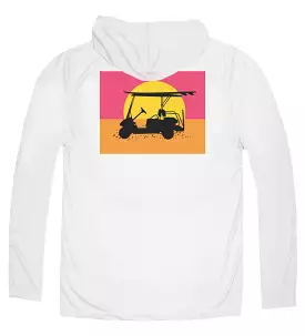 Endless Sunset Hoodie - Pearl Grey: High-Performance Long Sleeve