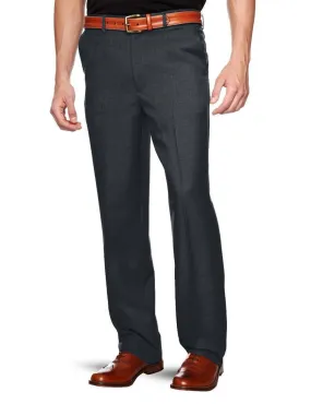 Farah Flexi Waist Trousers in Charcoal Grey