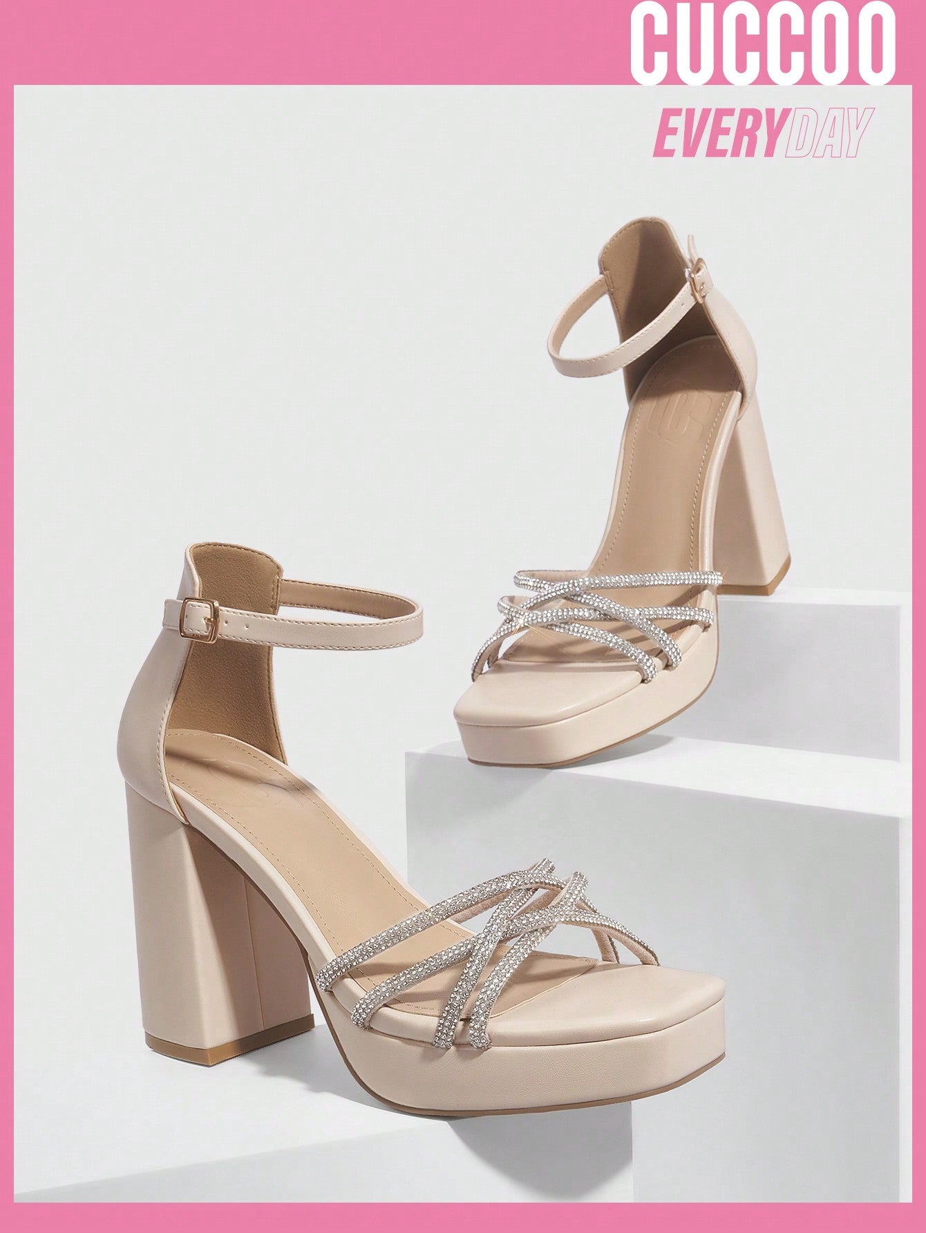 Fashionable high heel sandals for women, perfect for spring and summer weddings and proms.