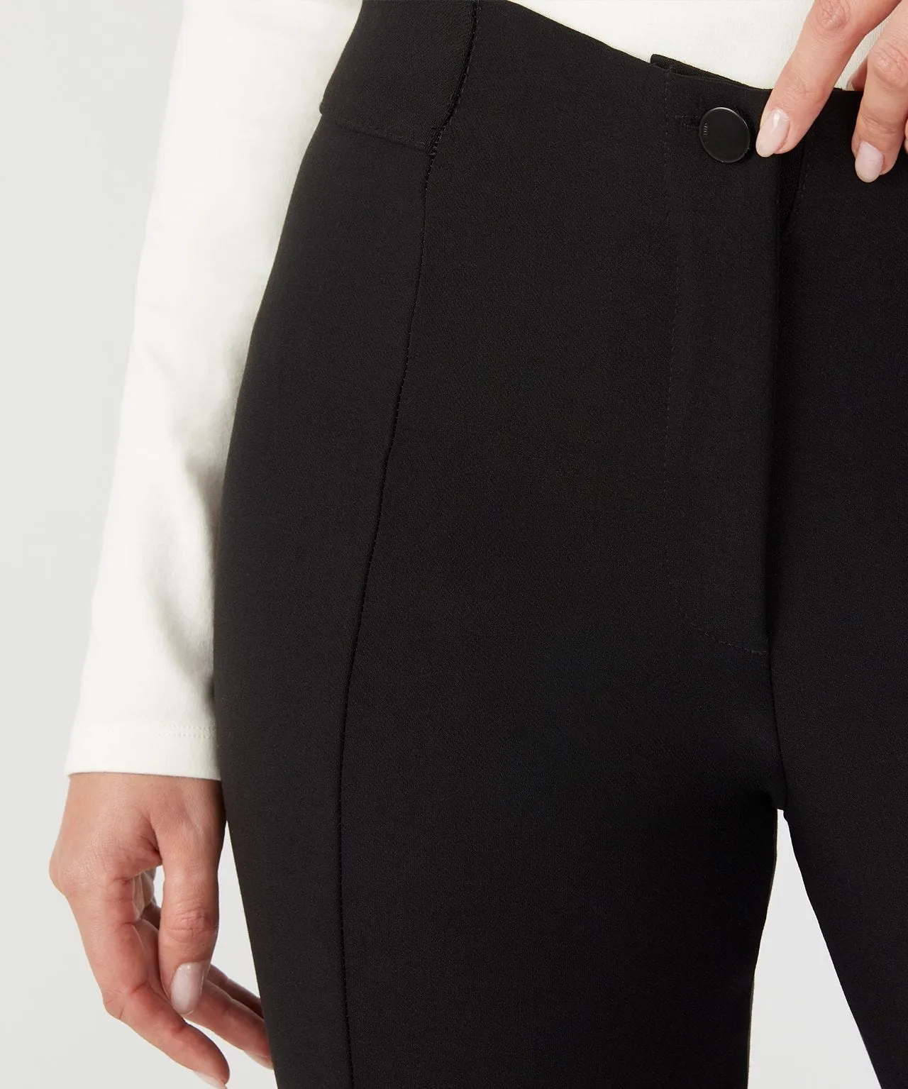 Ankle Length Slim Fit Trousers at Avenue One