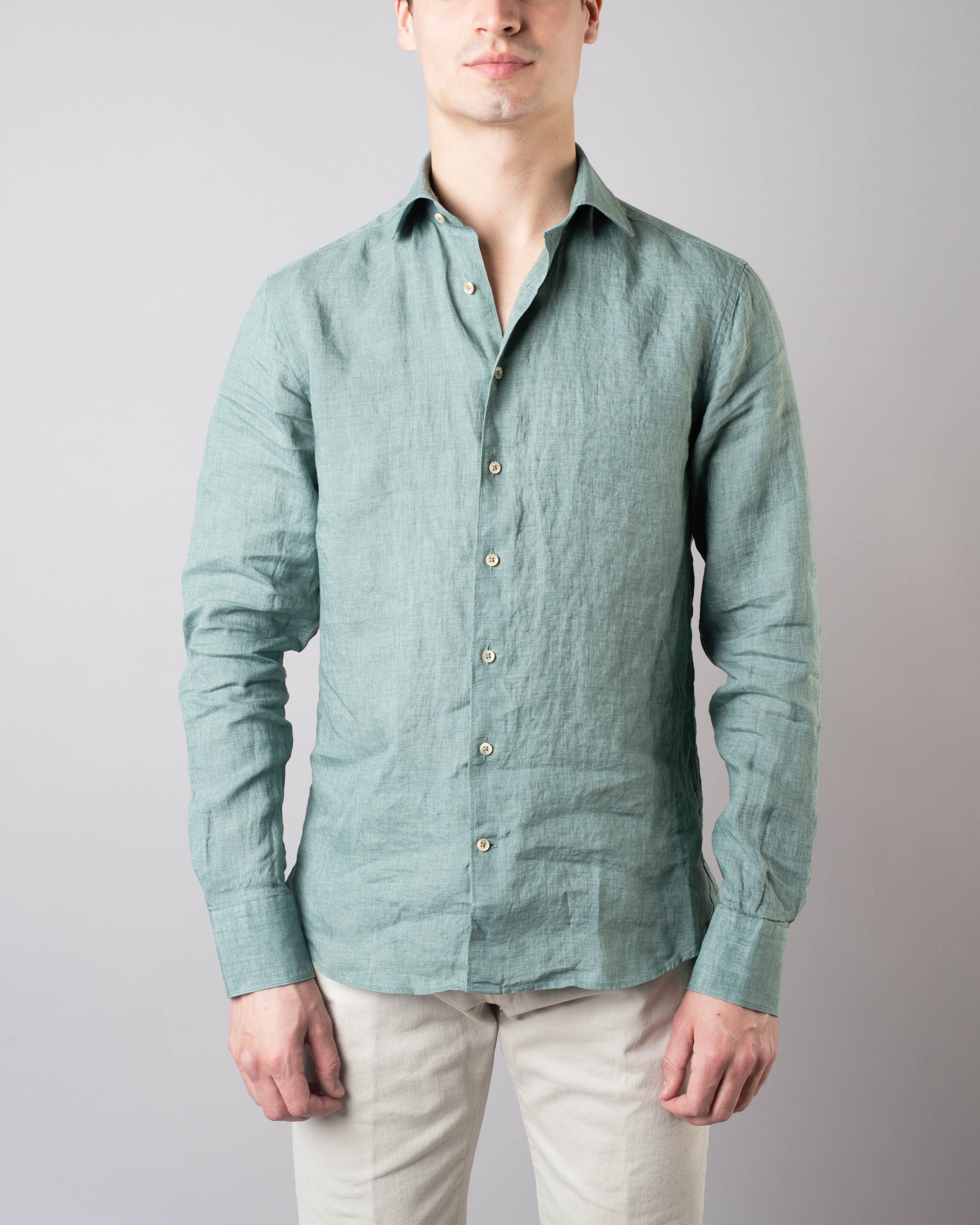 Fitted Linen Shirt