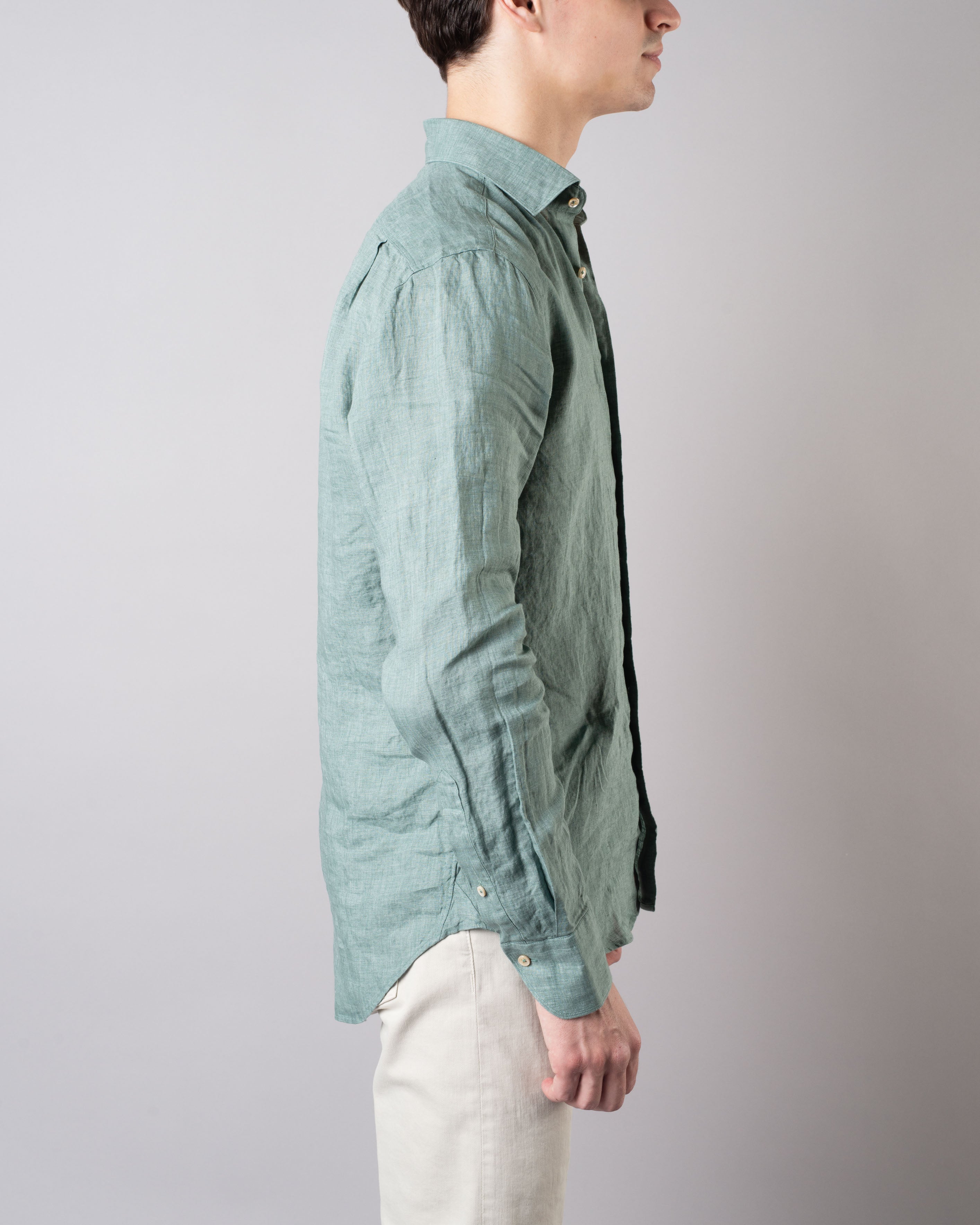 Fitted Linen Shirt