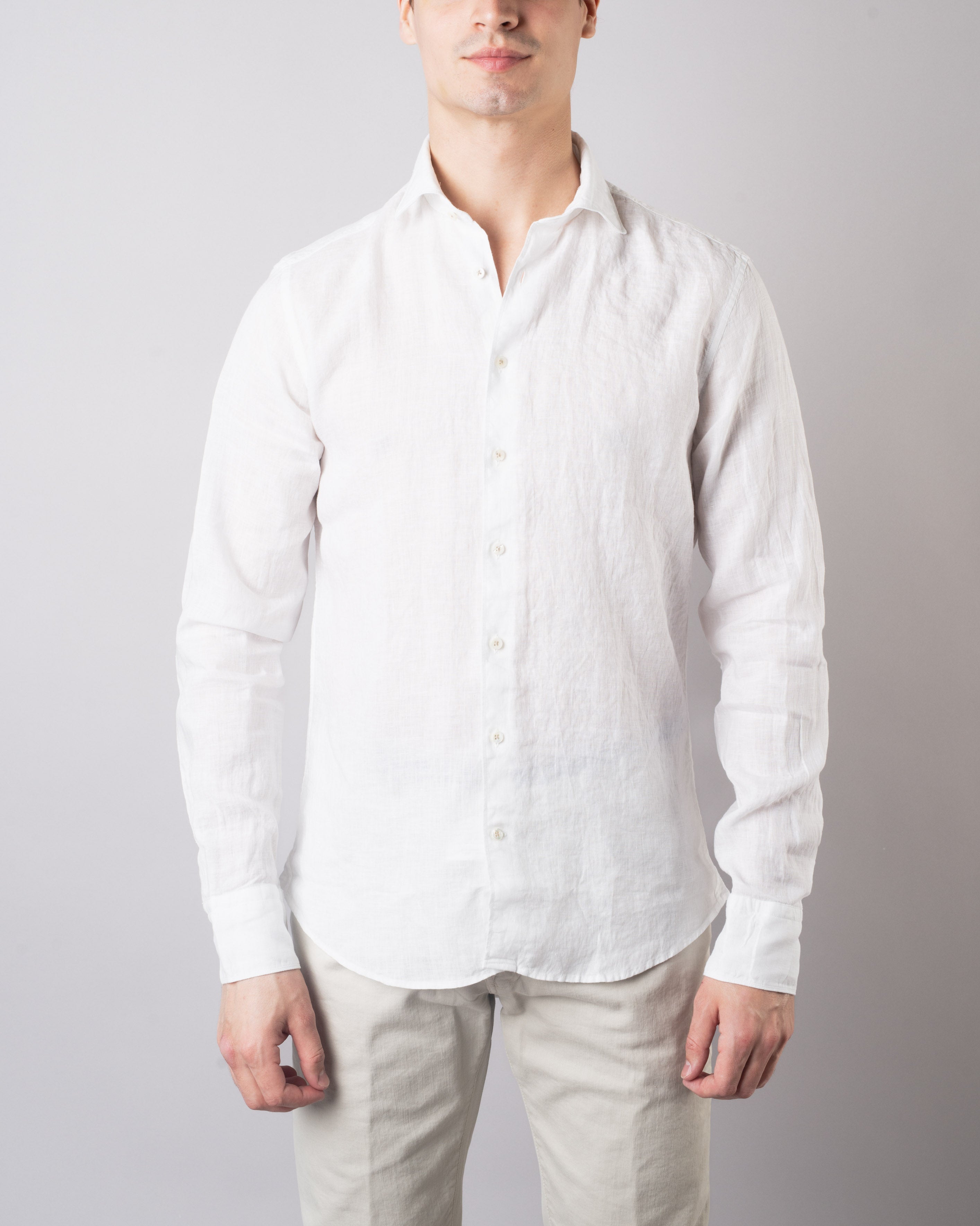 Fitted Linen Shirt