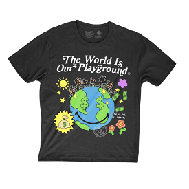 Fly Supply The World Is Yours T-Shirt Black