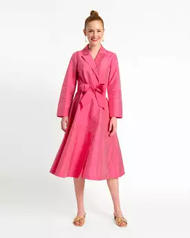 Frances Valentine pink wrap dress