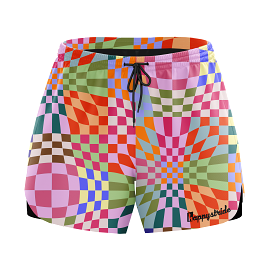 Funky flash retro shorts