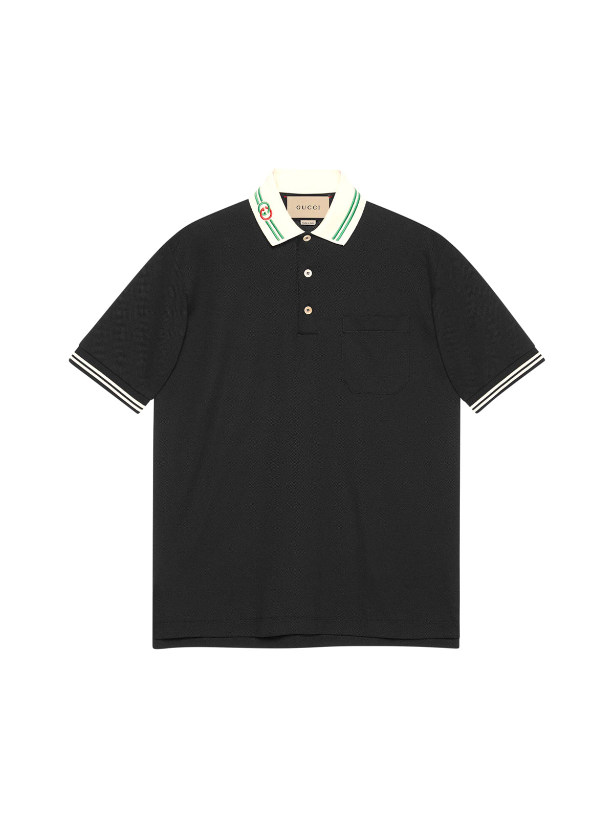 GG logo cotton pique polo shirt