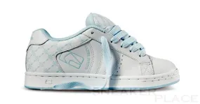 Globe Focus Girls Shoes White Sky Blue