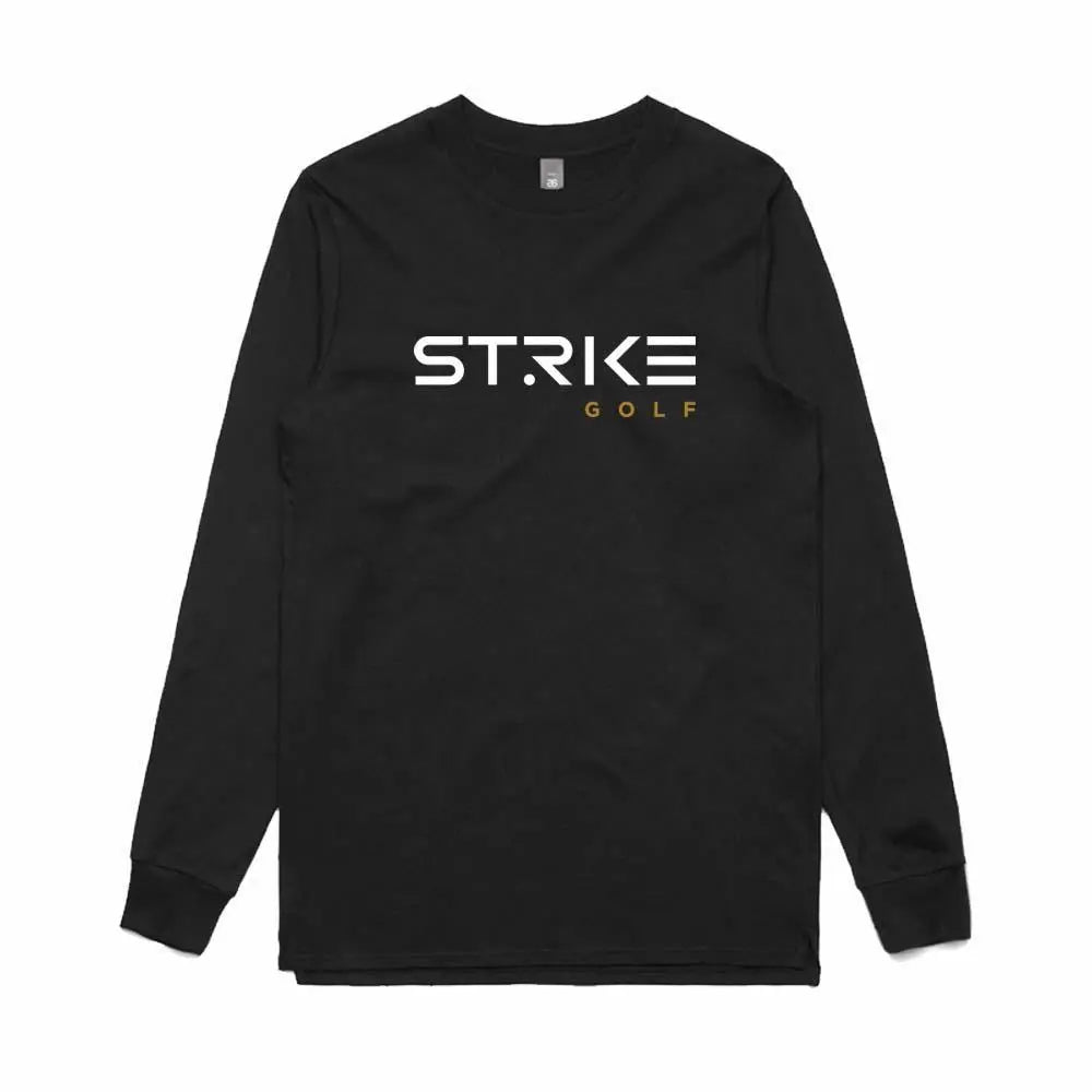 GOLF STRIKE - Long Sleeve T-Shirt with Large Logo