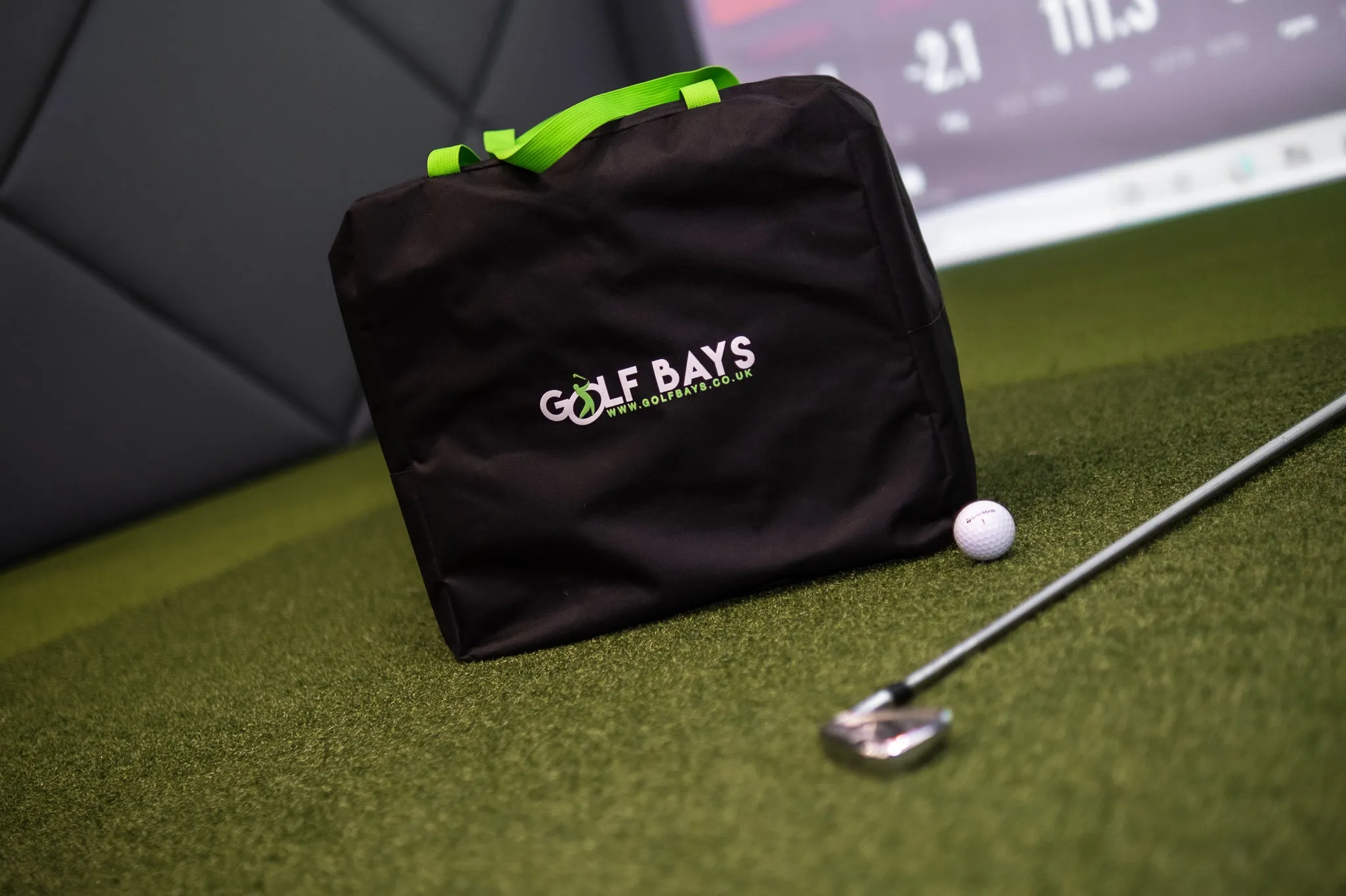 GolfBays Rolling Travel Cover, Black, Free Storage Case & Padlock