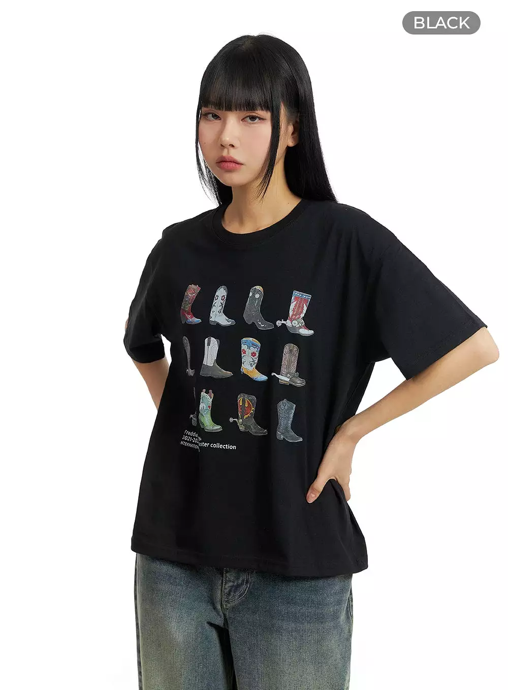 Graphic Boots CM407 T-Shirt - Oversized