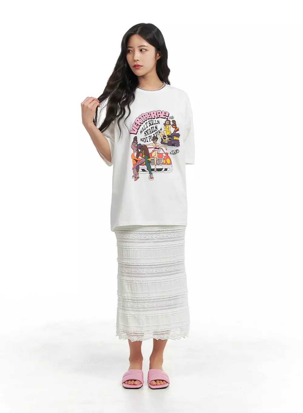 Graphic Oversized T-Shirt - OM427