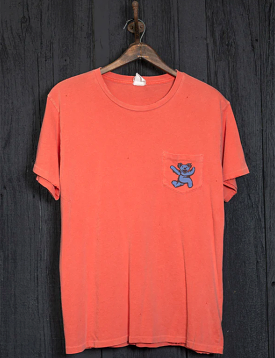 Grateful Dead Teddy Bear Cherry Pocket Tee