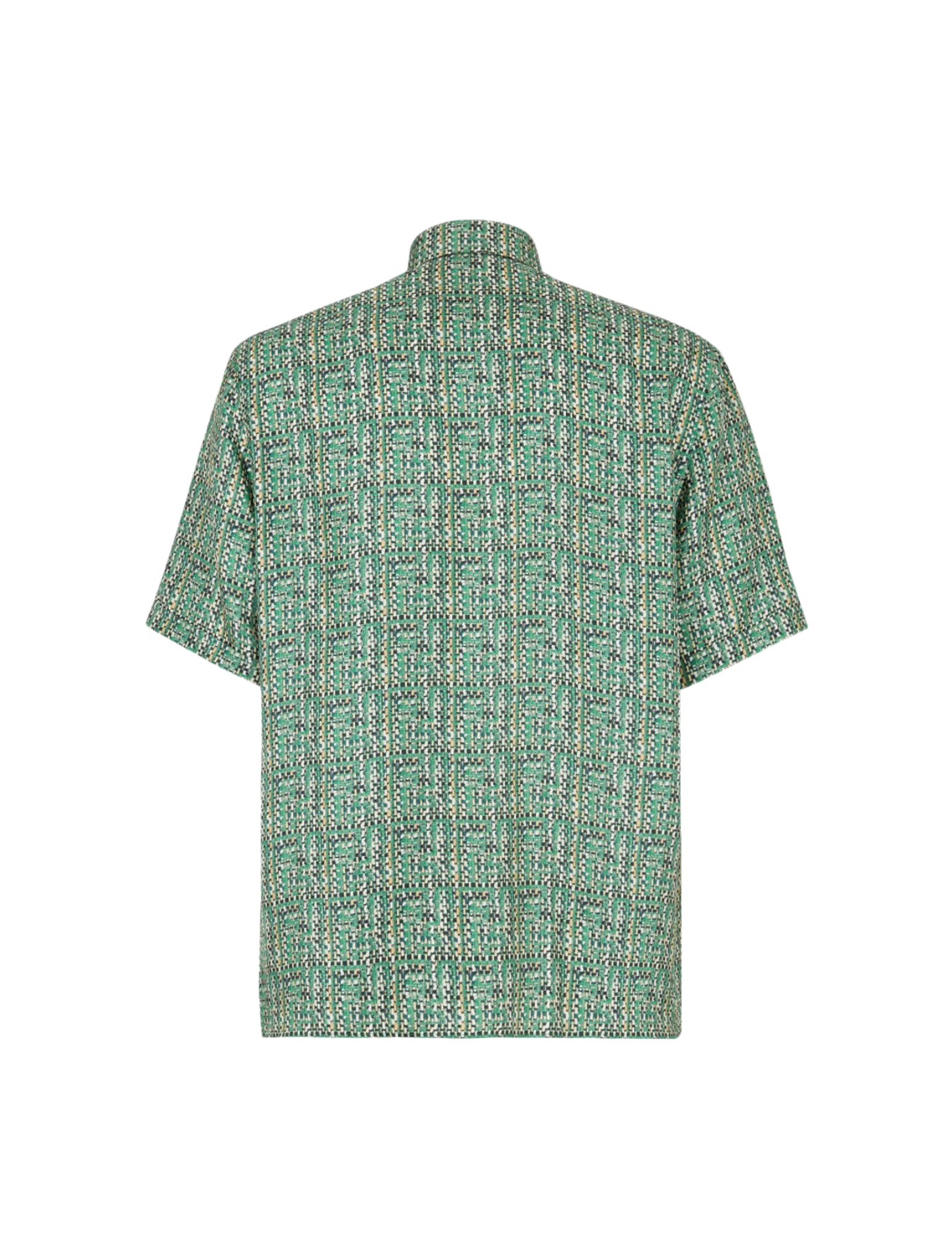 Green silk shirt with FF logo - Best Price, Fast Shipping - Shop Now