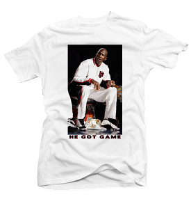 He Got Game Michael Jordan White T-Shirt