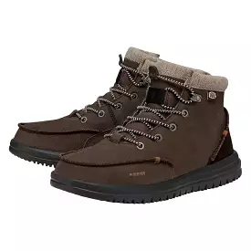 Hey Dude Brown Leather Mens Boots