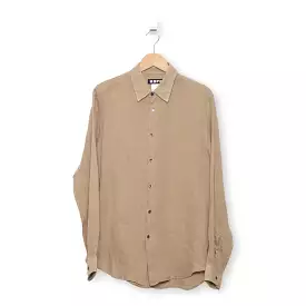 Hope Air Beige Clean Linen Shirt