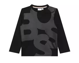 Hugo Boss Baby's Black Long Sleeve T-Shirt J05953