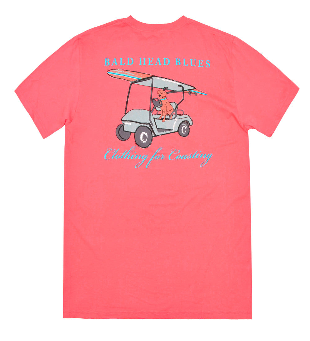 Island Tee Short Sleeve Dog Coral for Sale.