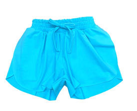 James & Lottie - Butterfly Shorts - Bright Blue color.