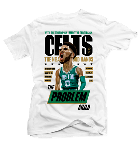 Jayson Tatum Young Player White Shirt