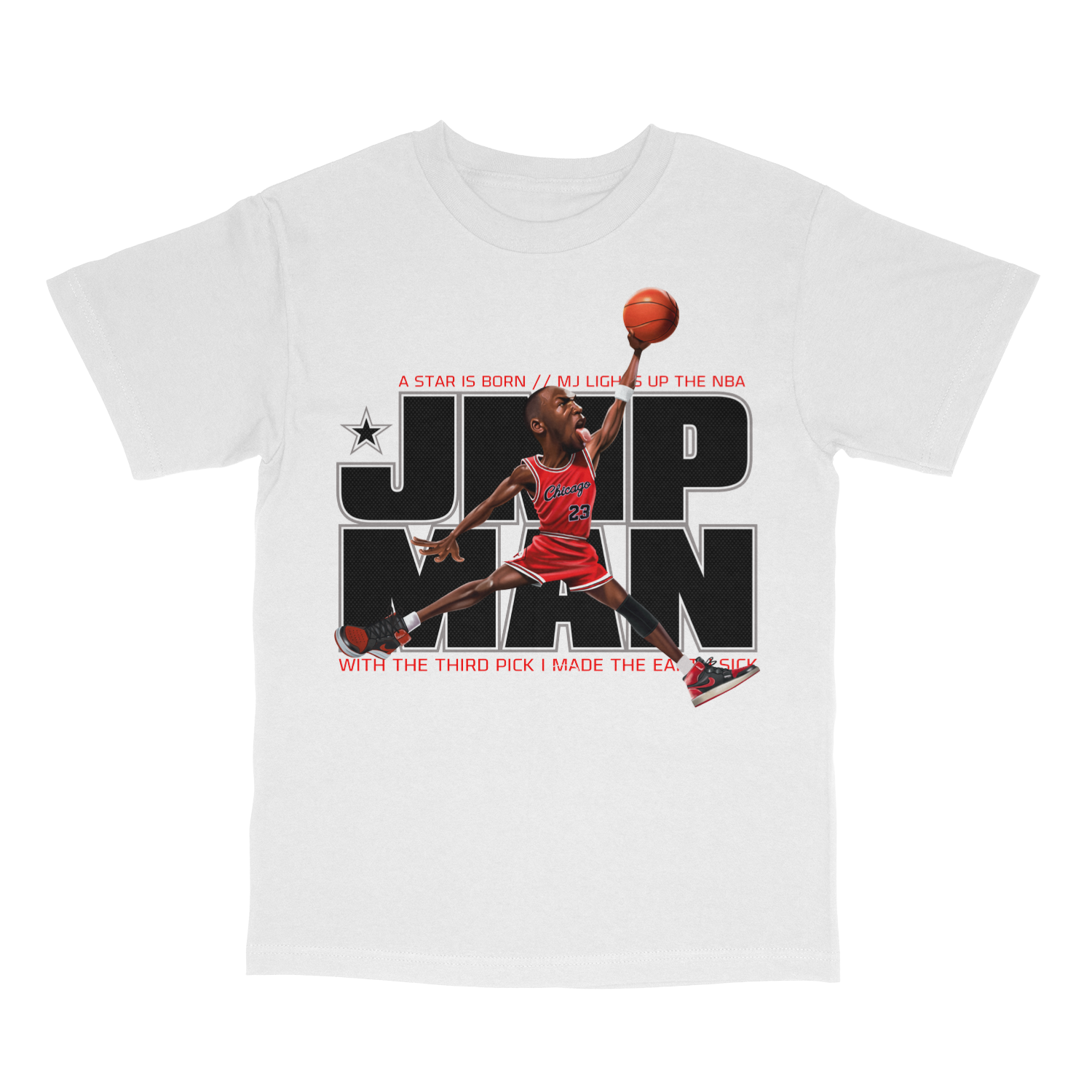 JMP Man Jordan White T-Shirt