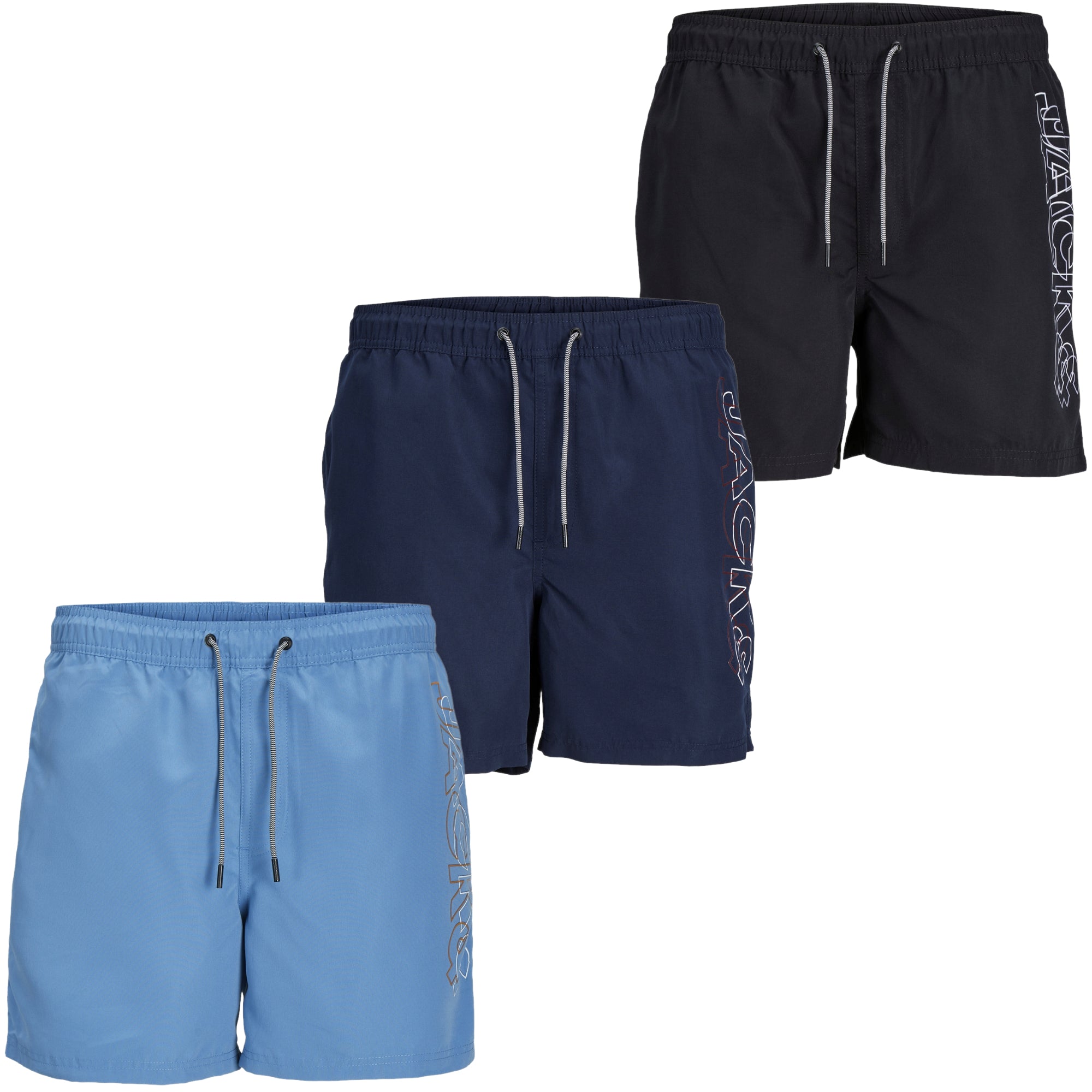 JPSTFIJI JJSWIM Swim Short - Double Logo - Jack & Jones Mens