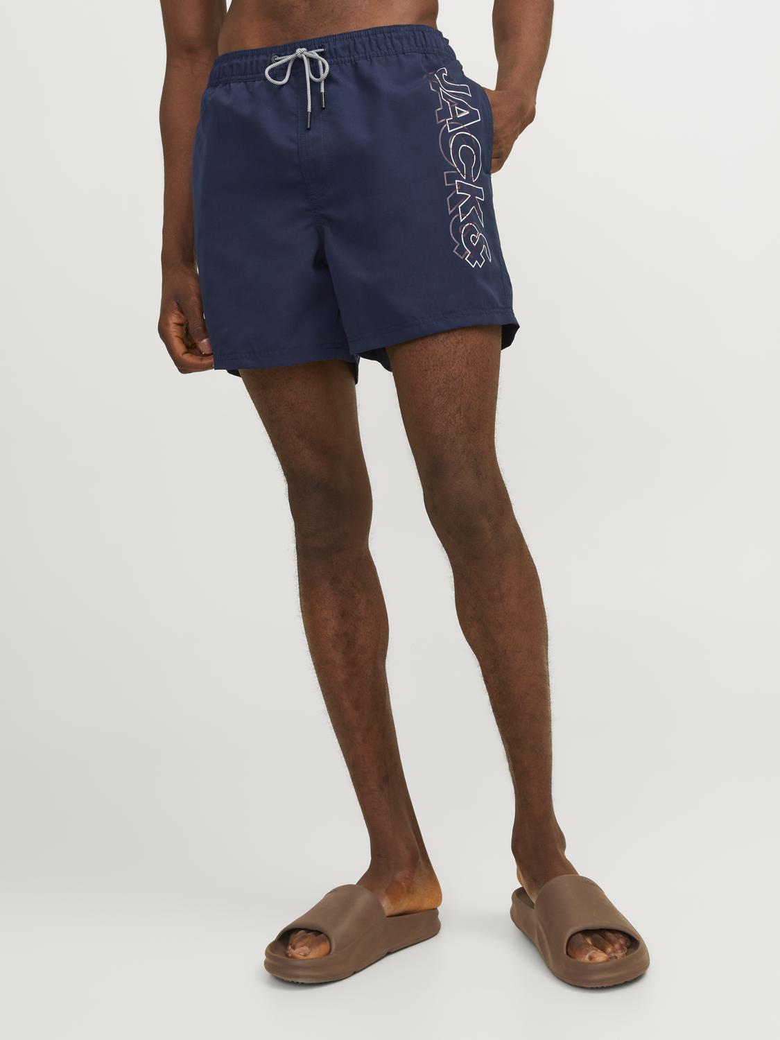 JPSTFIJI JJSWIM Swim Short - Double Logo - Jack & Jones Mens