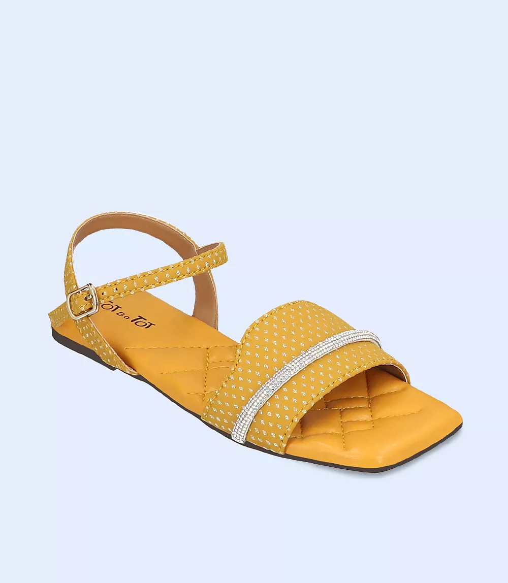 KG0027 Mustard Girls Casual Sandal