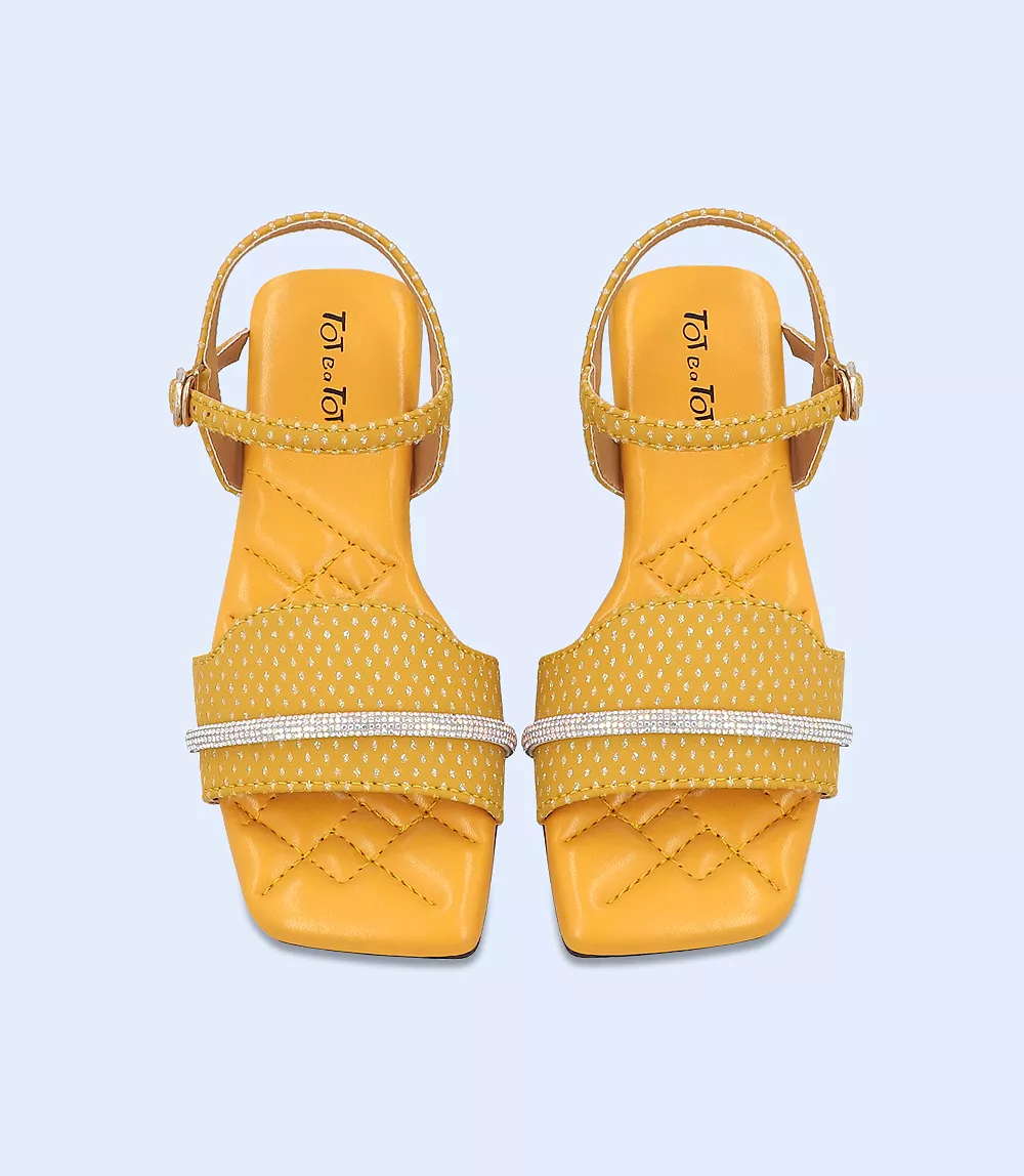 KG0027 Mustard Girls Casual Sandal