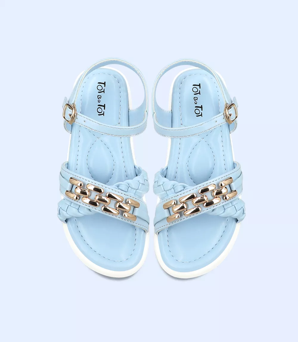 KG0104-ICE BLUE-Girls Sandals