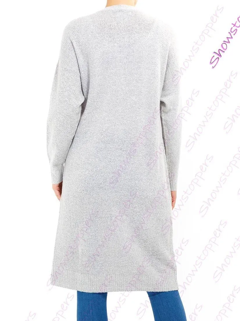 Longline Maxi Knitted Cardigan