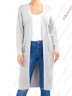 Longline Maxi Knitted Cardigan