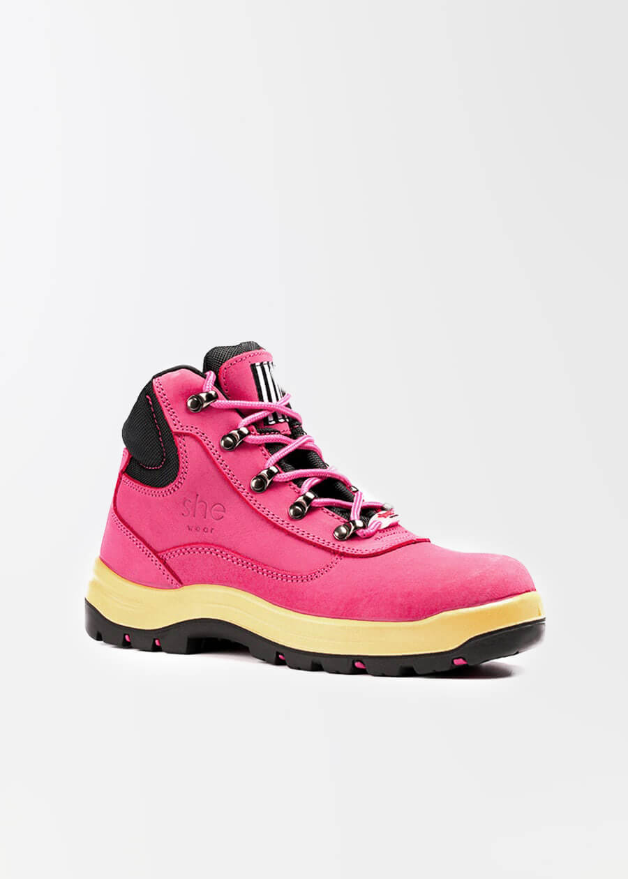 ladies safety boots hiker style