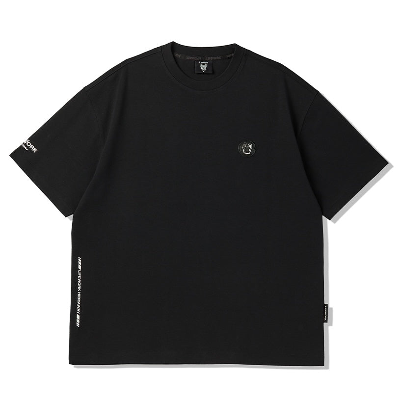 LifeWork Round Patch Logo Shirt Black