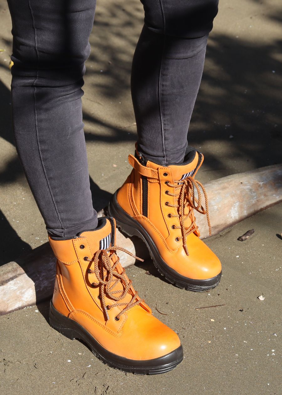 Limited edition work boots for women.