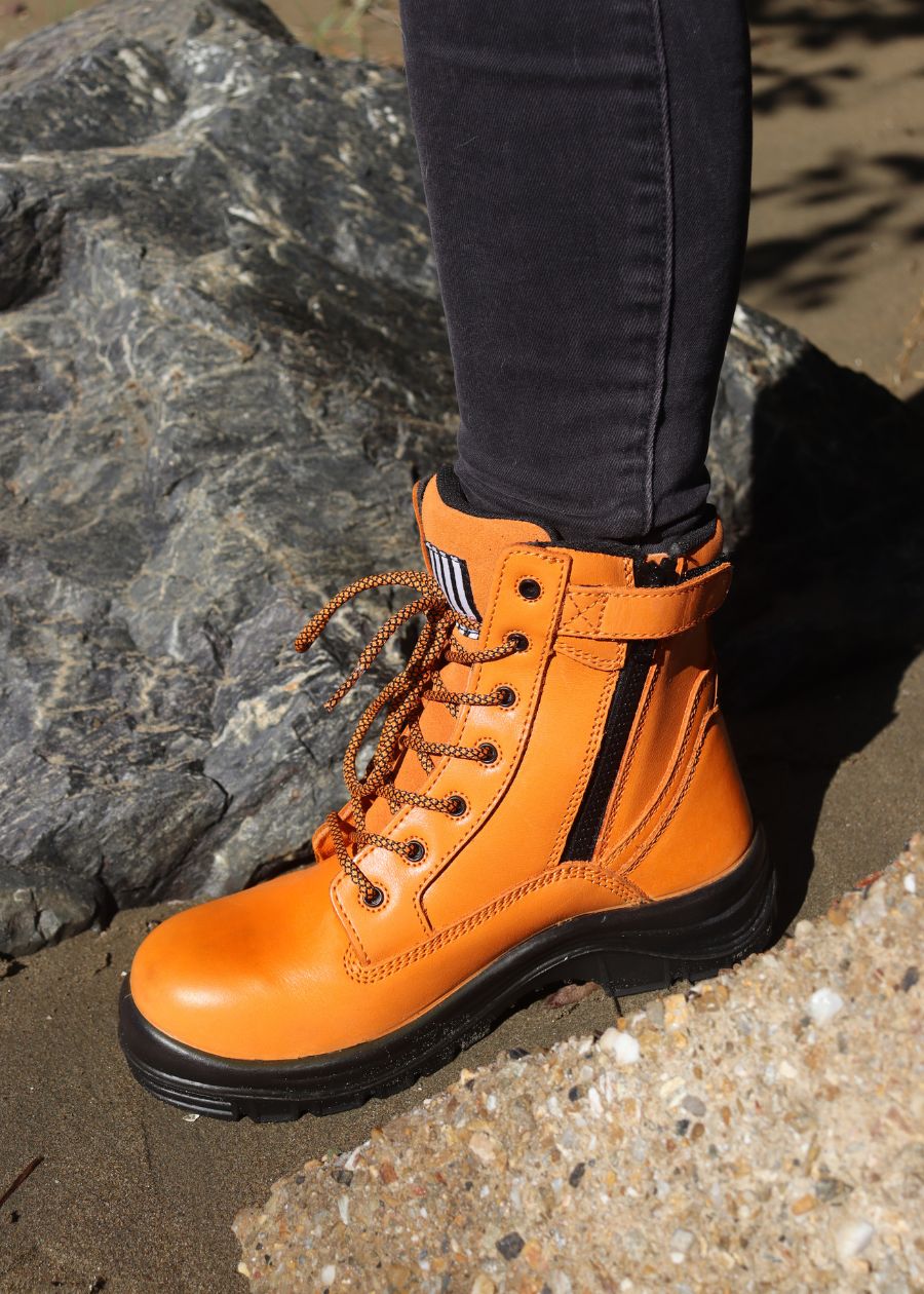 Limited edition work boots for women.