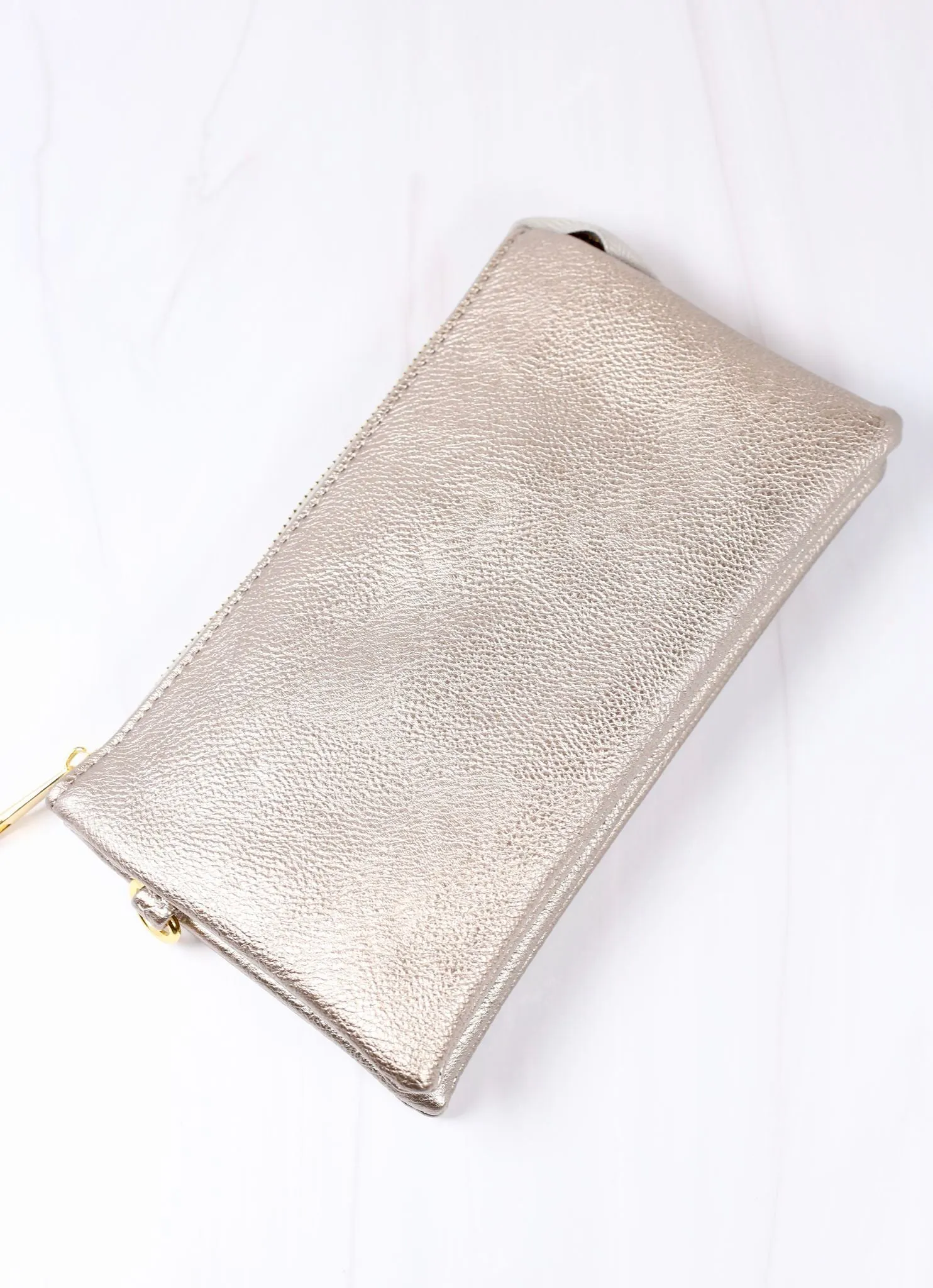 Liz Crossbody Bag in Pewter