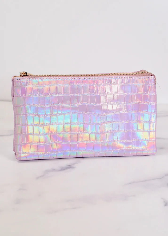 Liz Custom Collection Hologram Crossbody Bag