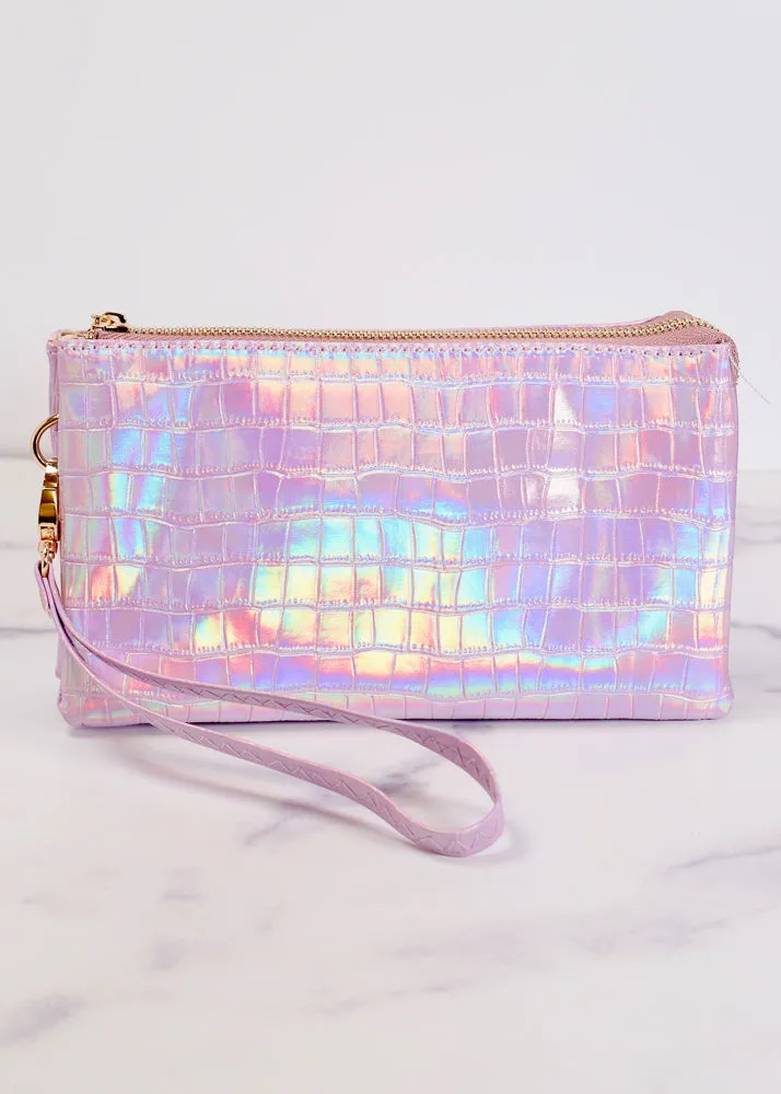 Liz Custom Collection Hologram Crossbody Bag