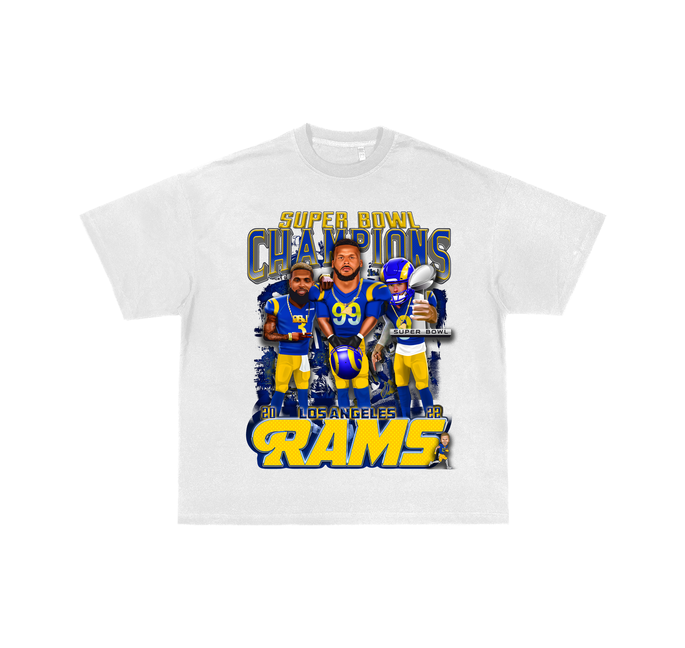 Los Angeles Rams White Championship T-Shirt