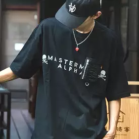 Mastermind Japan Alpha Cigar Pack Tee Black