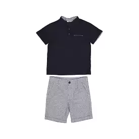 Mayoral Mini Polo with Bermuda Shorts Set 3282-38 - Top Selling Item for Kids!