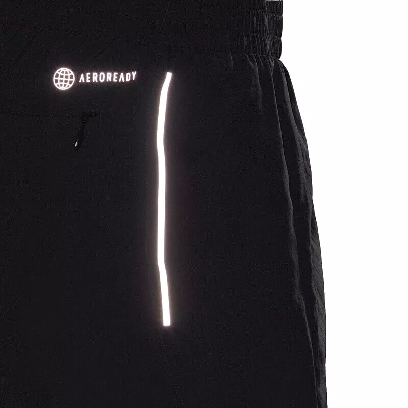 mens adidas running shorts black reflective gym fitness