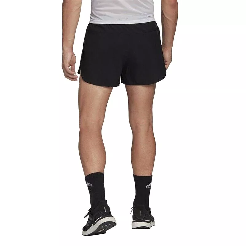 mens adidas running shorts black reflective gym fitness