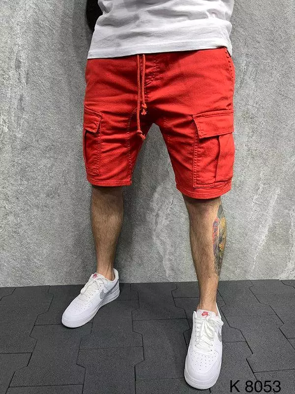 Men's Cargo Shorts with Drawstring