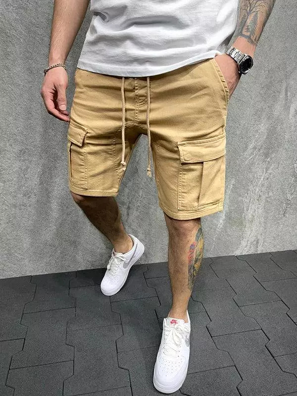 Men's Cargo Shorts with Drawstring