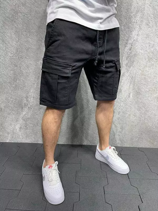 Men's Cargo Shorts with Drawstring