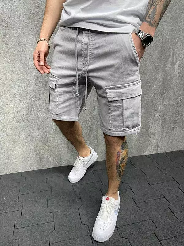 Men's Cargo Shorts with Drawstring